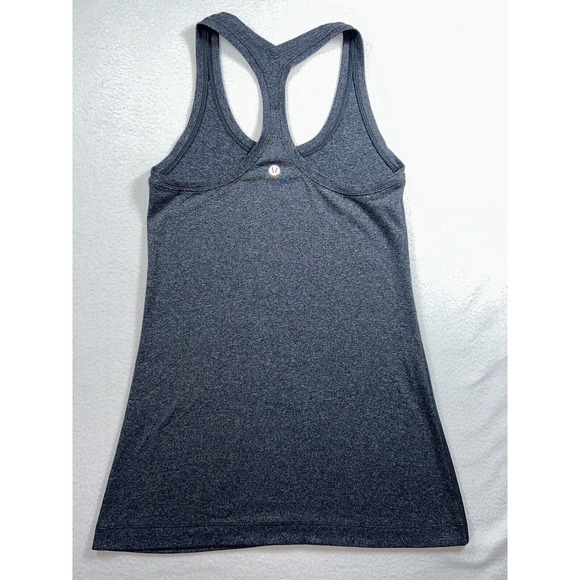 Lululemon Women's Racerback Tank gray Size 4 EUC Yoga Hiking Active Wear - Picture 4 of 4